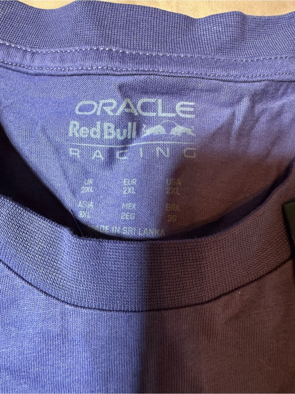 Oracle Red Bull Racing Official Castore T-Shirt Tee Logo Blue Men’s Sz 2XL XXL - Picture 4 of 10